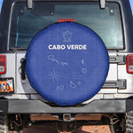 Cabo Verde Football Spare Tire Cover Go Tubaroes Azuis Go - Blue - African Pride