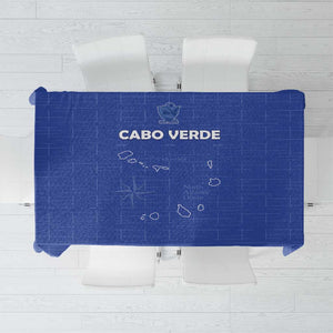 Cabo Verde Football Tablecloth Go Tubaroes Azuis Go - Blue - African Pride