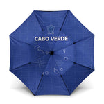 Cape Verde Football Umbrella Come On Tubaroes Azuis - Blue