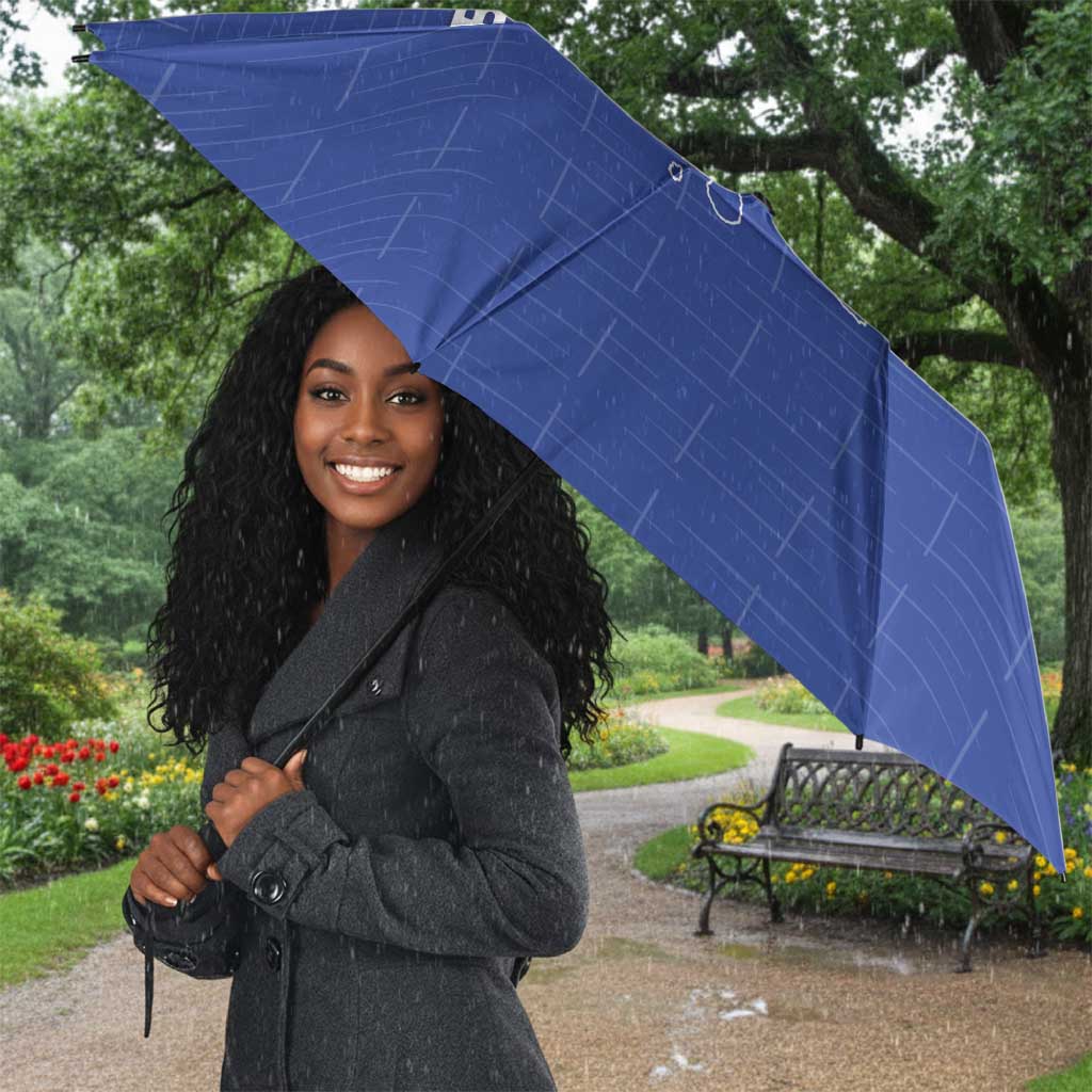 Cape Verde Football Umbrella Come On Tubaroes Azuis - Blue