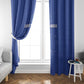 Cabo Verde Football Window Curtain Go Tubaroes Azuis Go - Blue - African Pride