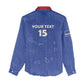 Custom Cabo Verde Football Women Casual Shirt Go Tubaroes Azuis Go - Blue - African Pride