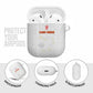 Cape Verde Football AirPods Case Come On Tubaroes Azuis - White