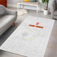 Cabo Verde Football Area Rug Go Tubaroes Azuis Go - White - African Pride
