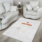 Cabo Verde Football Area Rug Go Tubaroes Azuis Go - White - African Pride