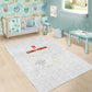 Cabo Verde Football Area Rug Go Tubaroes Azuis Go - White - African Pride