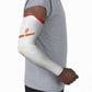 Custom Cape Verde Football Arm Sleeves Come On Tubaroes Azuis - White