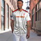 Custom Cabo Verde Football Baseball Jersey Go Tubaroes Azuis Go - White - African Pride