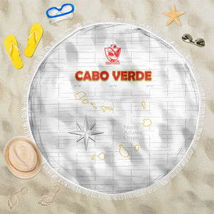 Cabo Verde Football Beach Blanket Go Tubaroes Azuis Go - White - African Pride