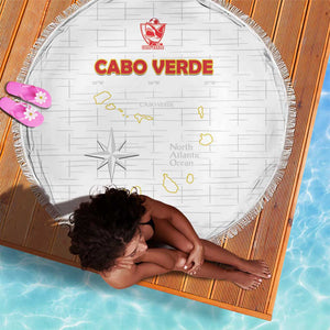 Cabo Verde Football Beach Blanket Go Tubaroes Azuis Go - White - African Pride