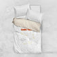 Cabo Verde Football Bedding Set Go Tubaroes Azuis Go - White - African Pride