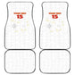 Custom Cabo Verde Football Car Mats Go Tubaroes Azuis Go - White - African Pride
