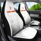 Cabo Verde Football Car Seat Cover Go Tubaroes Azuis Go - White - African Pride