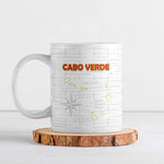 Custom Cape Verde Football Ceramic Mug Come On Tubaroes Azuis - White