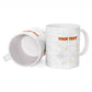 Custom Cape Verde Football Ceramic Mug Come On Tubaroes Azuis - White