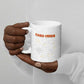 Custom Cape Verde Football Ceramic Mug Come On Tubaroes Azuis - White