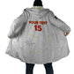 Custom Cape Verde Football Cloak Come On Tubaroes Azuis - White
