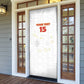 Custom Cape Verde Football Door Cover Come On Tubaroes Azuis - White