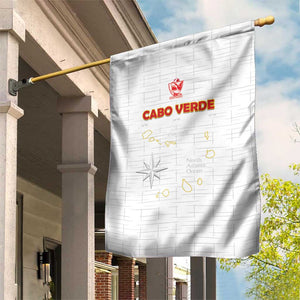 Cabo Verde Football Garden Flag Go Tubaroes Azuis Go - White - African Pride