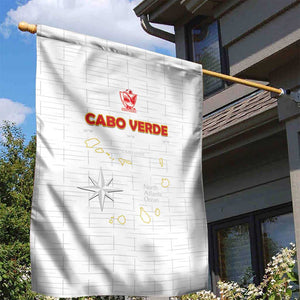 Cabo Verde Football Garden Flag Go Tubaroes Azuis Go - White - African Pride