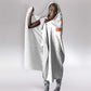 Cabo Verde Football Hooded Blanket Go Tubaroes Azuis Go - White - African Pride