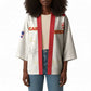 Custom Cape Verde Football Kimono Come On Tubaroes Azuis - White