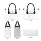 Cape Verde Football Leather Bag Come On Tubaroes Azuis - White