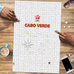 Cape Verde Football Puzzle Come On Tubaroes Azuis - White