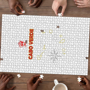 Cape Verde Football Puzzle Come On Tubaroes Azuis - White