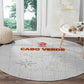 Cabo Verde Football Round Carpet Go Tubaroes Azuis Go - White - African Pride