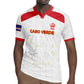 Custom Cabo Verde Football Rugby Jersey Go Tubaroes Azuis Go - White - African Pride