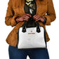 Cabo Verde Football Shoulder Handbag Go Tubaroes Azuis Go - White - African Pride
