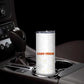 Custom Cabo Verde Football Skinny Tumbler Go Tubaroes Azuis Go - White - African Pride