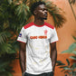 Custom Cabo Verde Football T shirt Go Tubaroes Azuis Go - White - African Pride