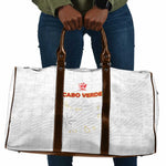 Cape Verde Football Travel Bag Come On Tubaroes Azuis - White