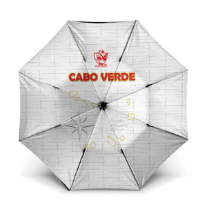 Cape Verde Football Umbrella Come On Tubaroes Azuis - White