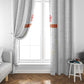 Cabo Verde Football Window Curtain Go Tubaroes Azuis Go - White - African Pride