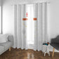 Cabo Verde Football Window Curtain Go Tubaroes Azuis Go - White - African Pride
