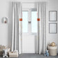 Cabo Verde Football Window Curtain Go Tubaroes Azuis Go - White - African Pride