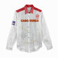 Custom Cabo Verde Football Women Casual Shirt Go Tubaroes Azuis Go - White - African Pride