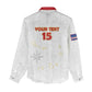 Custom Cabo Verde Football Women Casual Shirt Go Tubaroes Azuis Go - White - African Pride