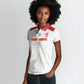Custom Cabo Verde Football Women Polo Shirt Go Tubaroes Azuis Go - White - African Pride