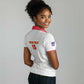 Custom Cabo Verde Football Women Polo Shirt Go Tubaroes Azuis Go - White - African Pride