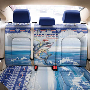 Afro Chirstmas Cabo Verde Football Back Car Seat Cover Allez Tubaroes Azuis - African Pride