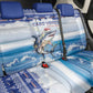 Afro Chirstmas Cabo Verde Football Back Car Seat Cover Allez Tubaroes Azuis - African Pride