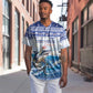 Afro Chirstmas Cabo Verde Football Personalized Baseball Jersey Allez Tubaroes Azuis - African Pride