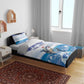 Afro Chirstmas Cabo Verde Football Bedding Set Allez Tubaroes Azuis - African Pride