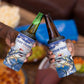 Afro Chirstmas Cabo Verde Football Personalized 4 in 1 Can Cooler Tumbler Allez Tubaroes Azuis - African Pride