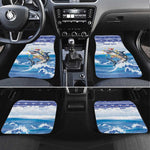 Afro Chirstmas Cabo Verde Football Personalized Car Mats Allez Tubaroes Azuis - African Pride