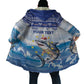 Personalized Cape Verde Football Christmas Cloak Feliz Natal Tubaroes Azuis